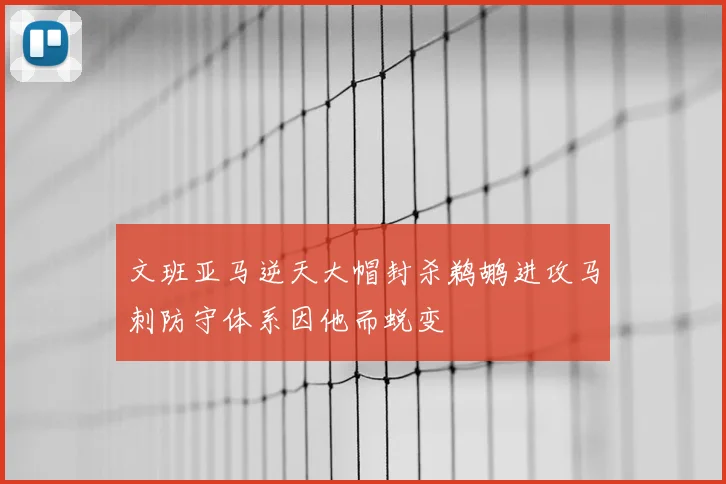 文班亚马逆天大帽封杀鹈鹕进攻马刺防守体系因他而蜕变